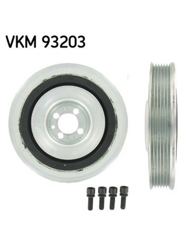 Belt Pulley, crankshaft - fits Alfa Romeo, Cadillac, Fiat, Lancia, Opel, Saab