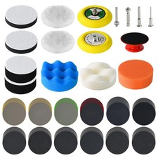 136PCS 3 Inch Wet/Dry Sanding Disc  Polishing Kit, 60-10000 Grit Hook  Loop...