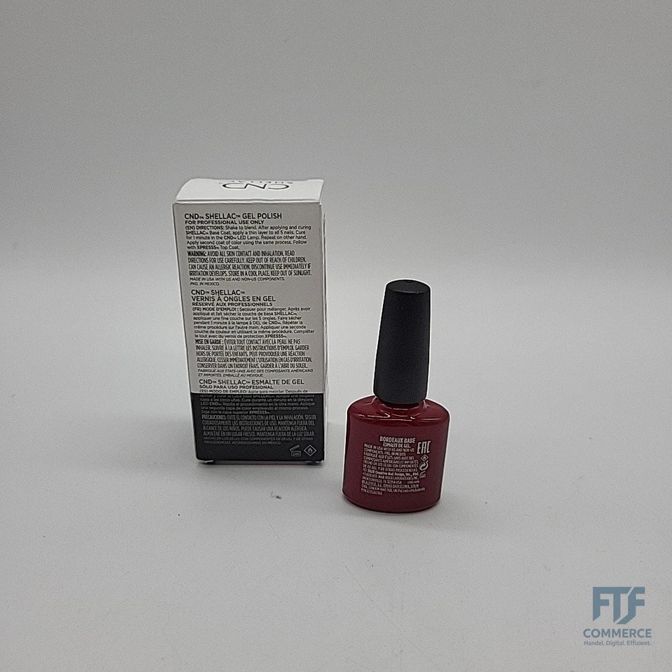 CND Shellac Bordeaux Babe 7,3 ml - Bild 2 von 4