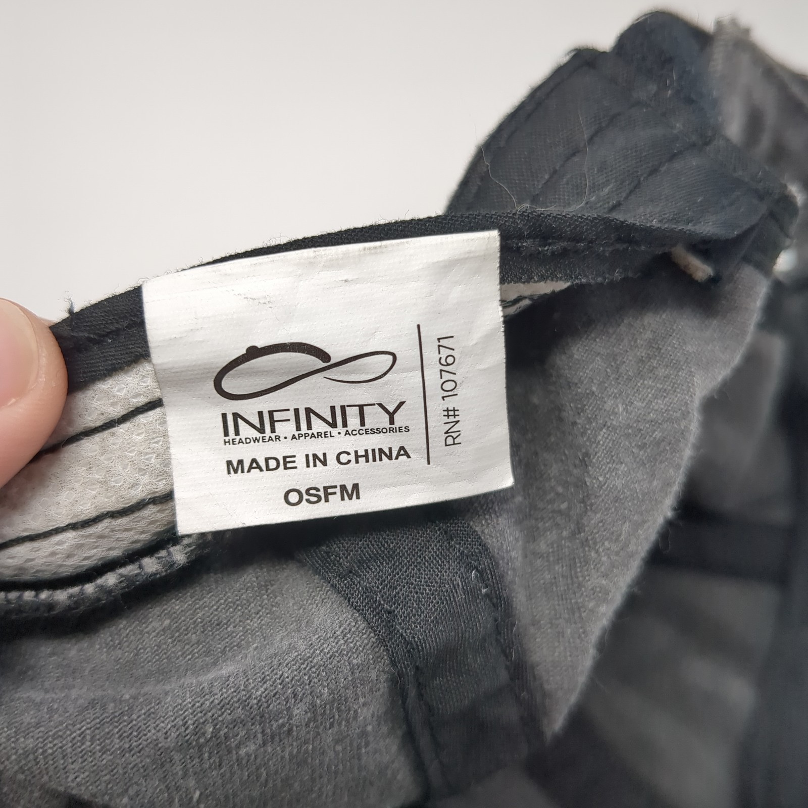 Unbranded Strapback Cap Gray One Size Adjustable … - image 9