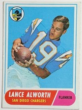 Lance Alworth #193 San Diego Chargers Vintage Football Highlights Card