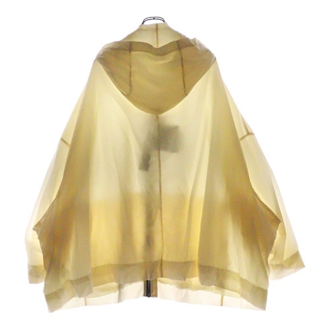 Felpa con cappuccio Rick Owens 22SS PETER CROPPED zip nylon usata 28ebee80508b