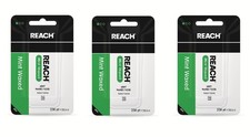 Reach Floss Mint Waxed Floss 200 yards each Three Pack 