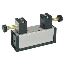 Parker Dx2-621-Bl6n Solenoid Air Control Valve, 4-Way, 2-Pos