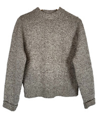 Vintage L.L. Bean Wool Blend Sweater Size XS-Small Brown Heather Crewneck USA