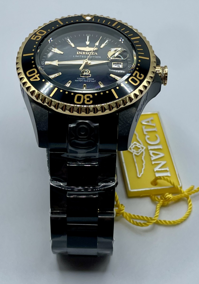 Invicta Grand Diver 0.08 Ct Diamond Automatic Men Watch w/MOP