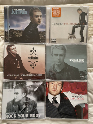 Justin Timberlake CD Album Single Bundle UK
