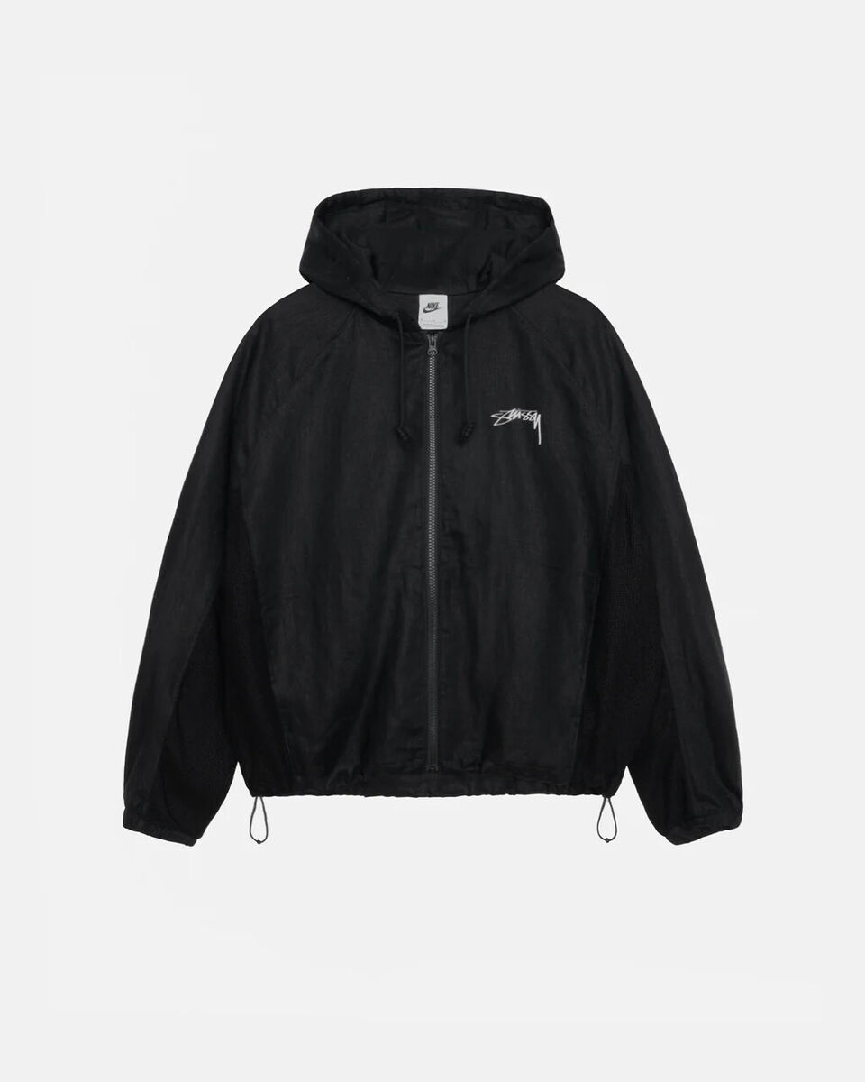 Stussy x Nike U NRG Linen Jacket Hoodie BLACK / LIGHT BONE Stussy x Nike U NRG Linen Jacket Hoodie BLACK / LIGHT BONE