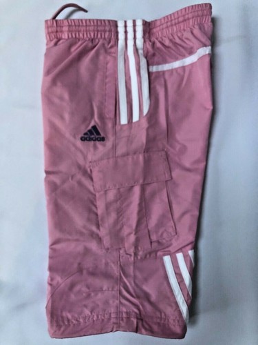 Girls Adidas 3 Stripe Woven 3/4 Pants/Bottoms Size 18 (4Yrs) Brand New With Tags