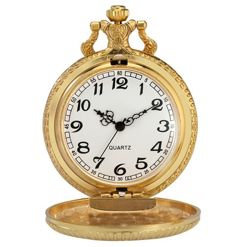 Retro Masonic Freemason Quartz Pocket Watch for Men Women Necklace FOB Chain - Picture 5 of 12