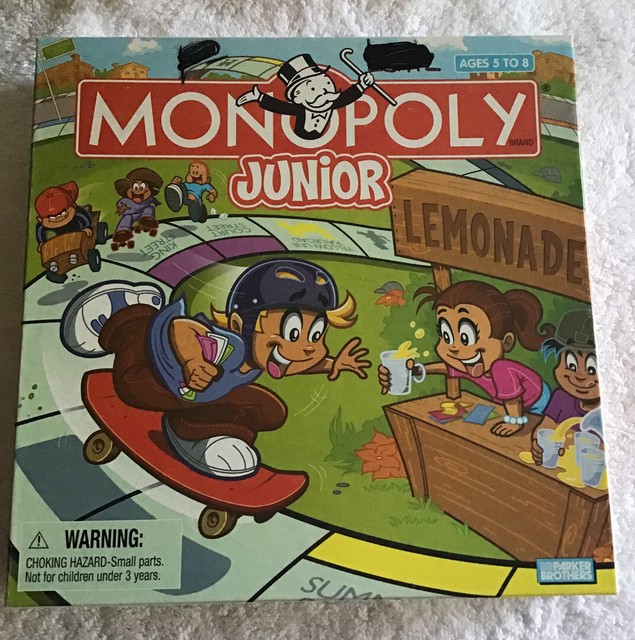 Monopoly Junior Lemonade Stand Game for ages 5 to 8 by ...
