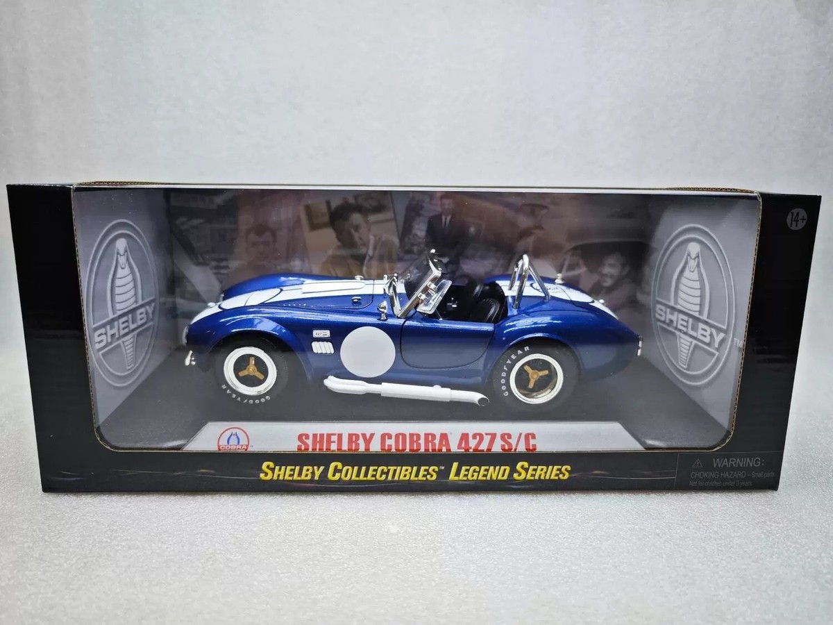 KYOSHO 1:18 SHELBY COBRA 427 S/C Dark Blue Diecast Model 08047DBL