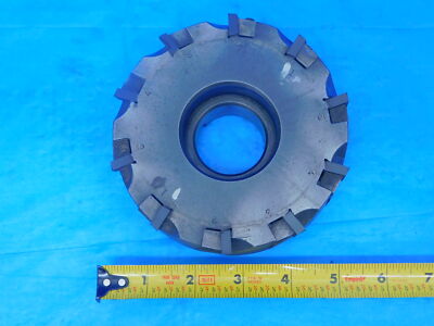 5'' O.D. 90 DEG FACE MILL 1 1/2 PILOT 5/8 KEY HOLDS 10 INSERTS 5.0 INDEXABLE 1.5