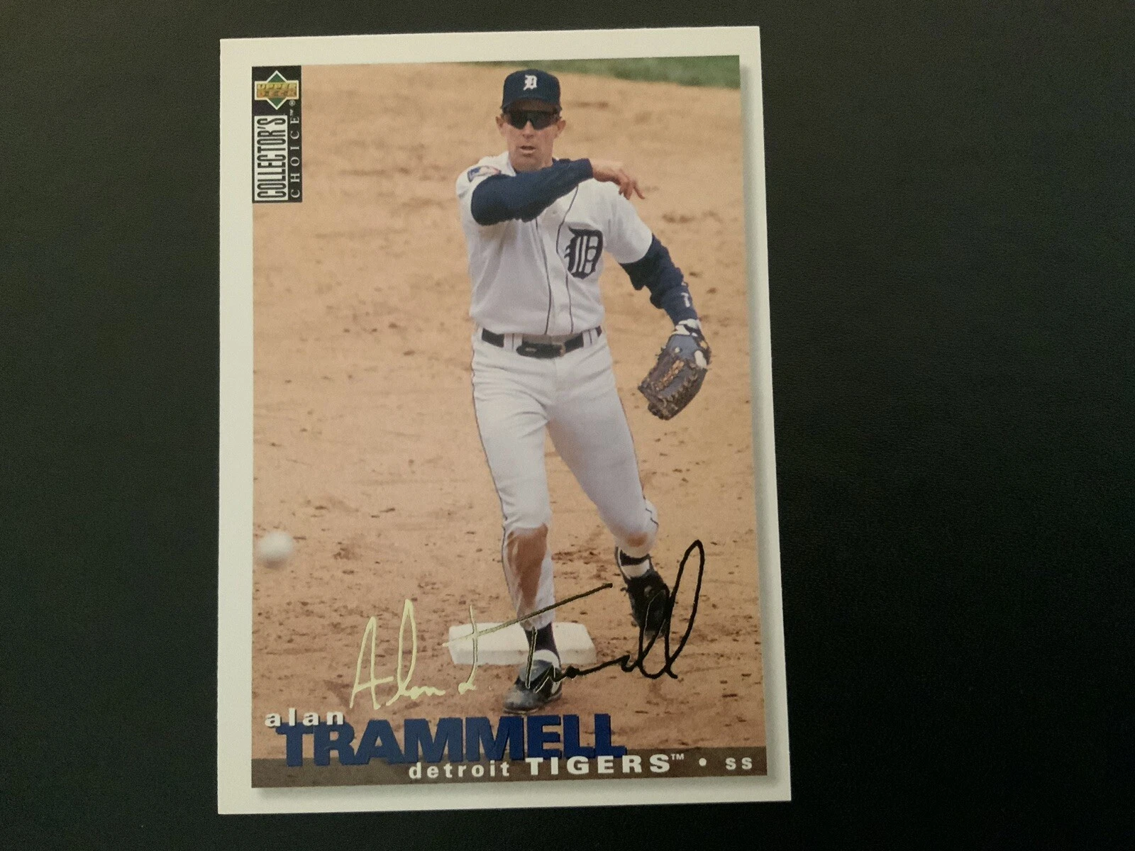 1995 Upper Deck Collector's Choice Gold Signature Alan Trammell #471
