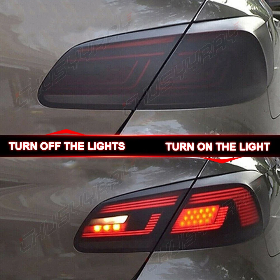 Película adhesiva de tinte de luz trasera negra mate de 30*200 cm para Lexus IS C 2010-2023 - Imagen 4 de 4