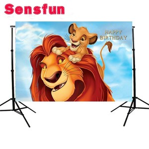 Sky Lion King Simba Custom Photography Backdrop Custom Name Age