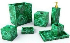 Malachite Stone bathroom Set Bathroom accessories Luxury bathroom set