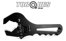 AN-3 (3AN) TO AN-16 (16AN) V Jaws Adjustable Billet Aluminium Wrench Spanner
