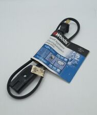 Woods 0293 2-Foot HPN Mini Plug Appliance Cord, Black