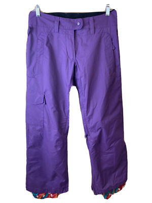 Core Powder Room Ski Snowboard Pants Women's Small Purple 5000mm