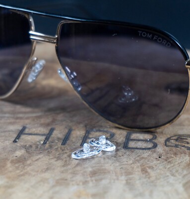 Ersatz Silikon Nasenpads für Tom Ford Brillen Sonnenbrille Snap-In