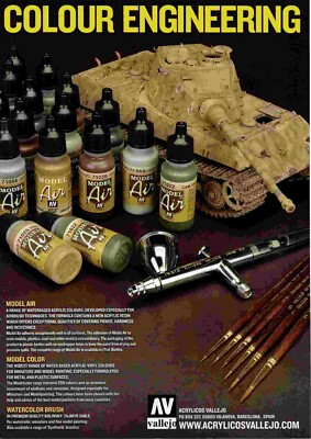 PPOT46 WERBUNG 11X8 ACRYLOS VALLEJO FARBEN