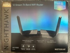 NETGEAR Nighthawk RAX200 AX11000 Tri-band WiFi 6 Router.  All original packaging
