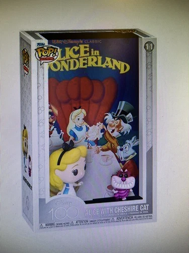 Funko POP! Movie Poster Disney Alice in Wonderland Alice with Cheshire Cat