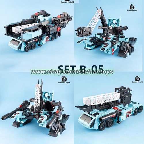 NEW Demon Knight Defensor Combiner Wars Oversized 45cm A+B Set Figures DK01-05 - Picture 11 of 17
