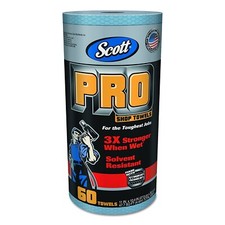 Scott Shop Towels Heavy Duty 32992 , Blue Shop Towels for Solvents  Heavy-D...
