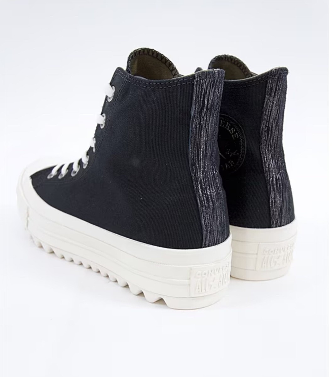 Converse All Star Chuck Taylor Lift Ripple High Top Sneakers Size