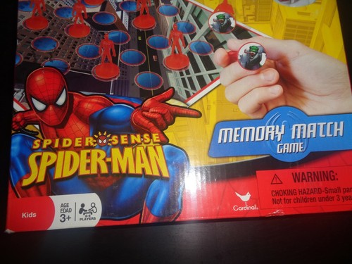 MARVEL SPIDER SENSE SPIDER-MAN MEMORY MATCH SPIEL VERSIEGELTE TEILE OFFENE BOX GEBRAUCHT - Bild 5 von 16