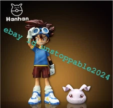 HanHan Studio Digimon Yagami Taichi Model PU Pre-order Koromon Statue H11cm New