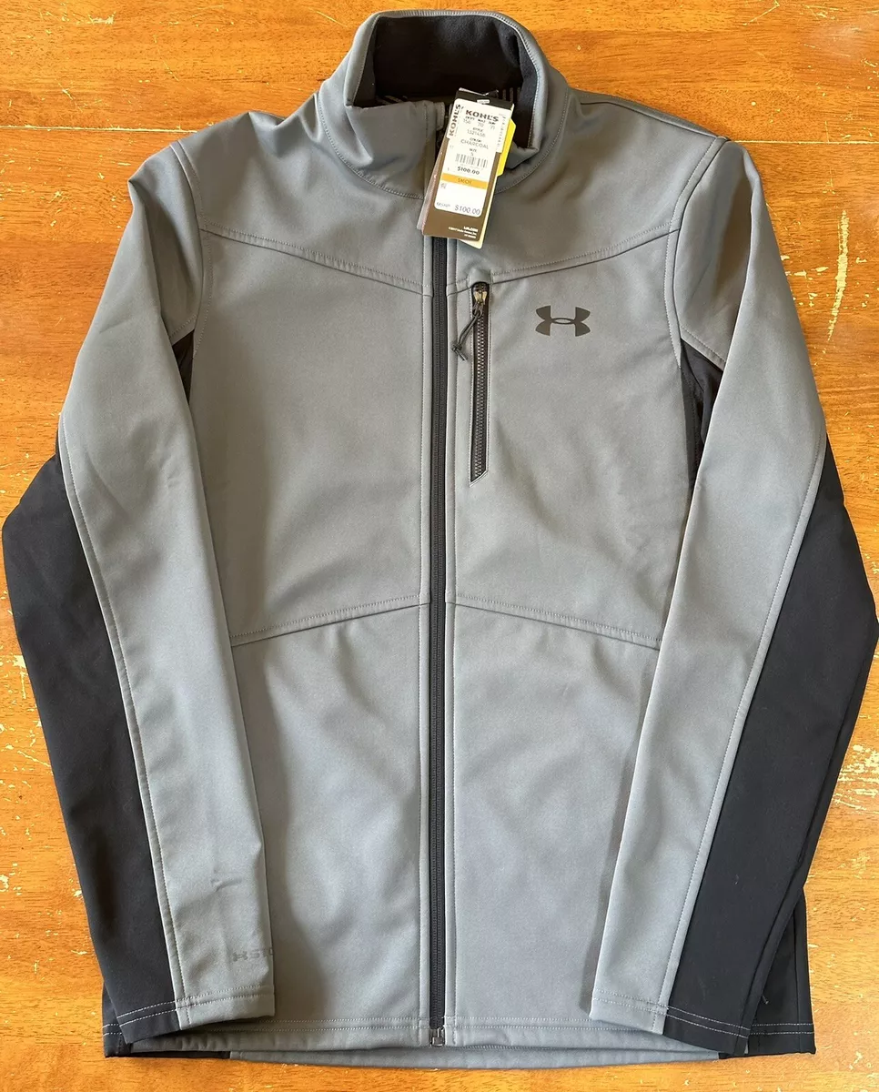 New Under Armour Mens ColdGear Infrared Shield Softshell Jacket Size S MSRP  $100