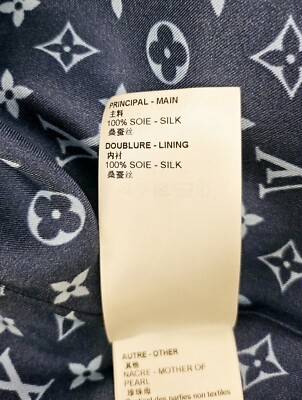 NWT $2.1K Louis Vuitton Midnight Mixed Monogram Pajama Shirt
