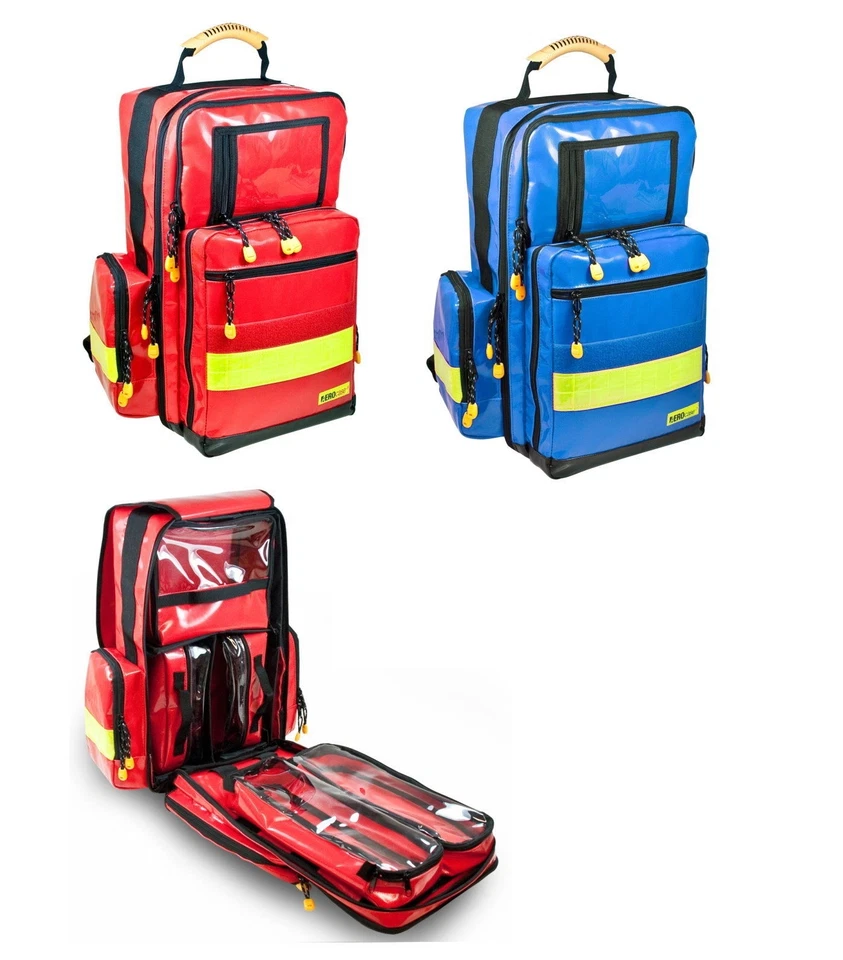 HUM Notfallrucksack AEROcase® RPL PLANE ROT o BLAU Rettungsdienst Feuerwehr Notarzt
