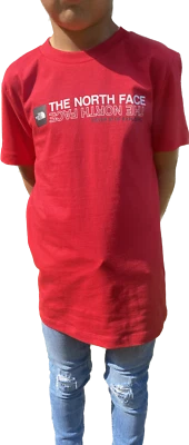 T-Shirt The North Face Kinder Upside Down Logo/rot/UVP £22