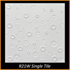 DIY Ceiling Tiles, Glue Up on popcorn. Foam 20x20 R21 White Pack /48 (126.72s/f)