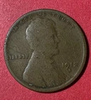 1912S US LINCOLN Cent! "San Francisco" Mint! Lower Mintage! Good! Old US Coin!