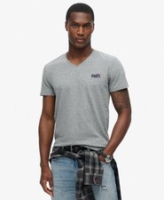 Superdry Mens Organic Cotton Classic V-Neck T-Shirt