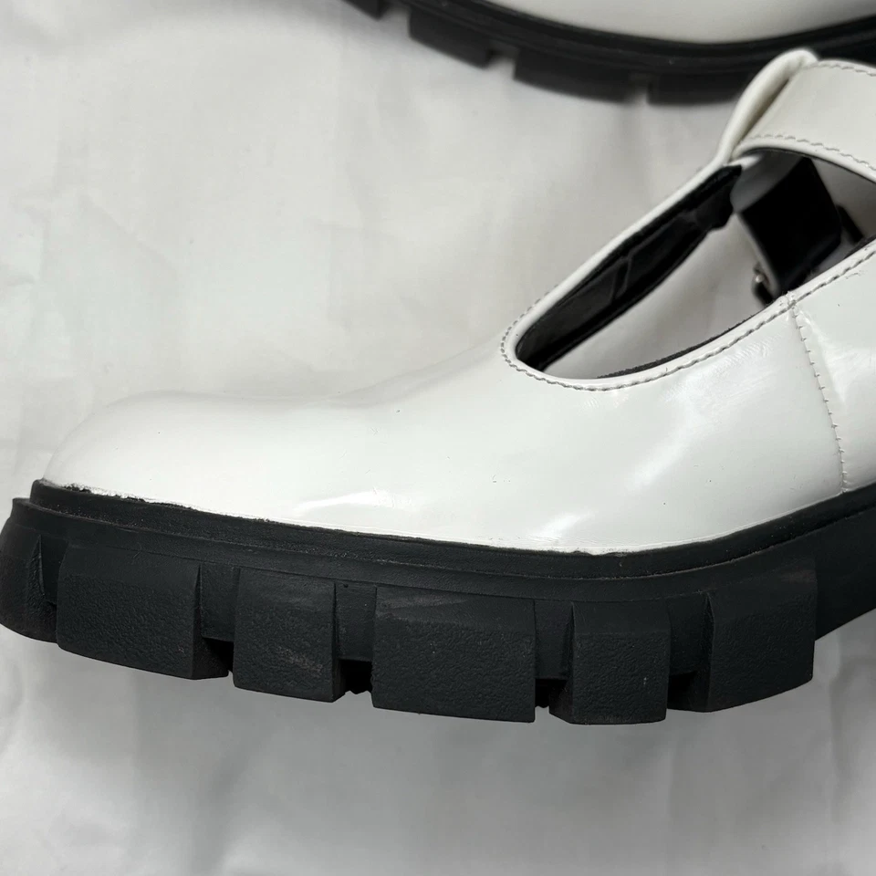 Plataformas Madden Girl blancas Mary Jane Foto 2 de 4