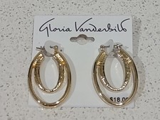 Gloria Vanderbilt Hoop Earrings