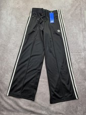 Adidas Originals Firebird Wide Leg Pants Girls Youth Medium Black New