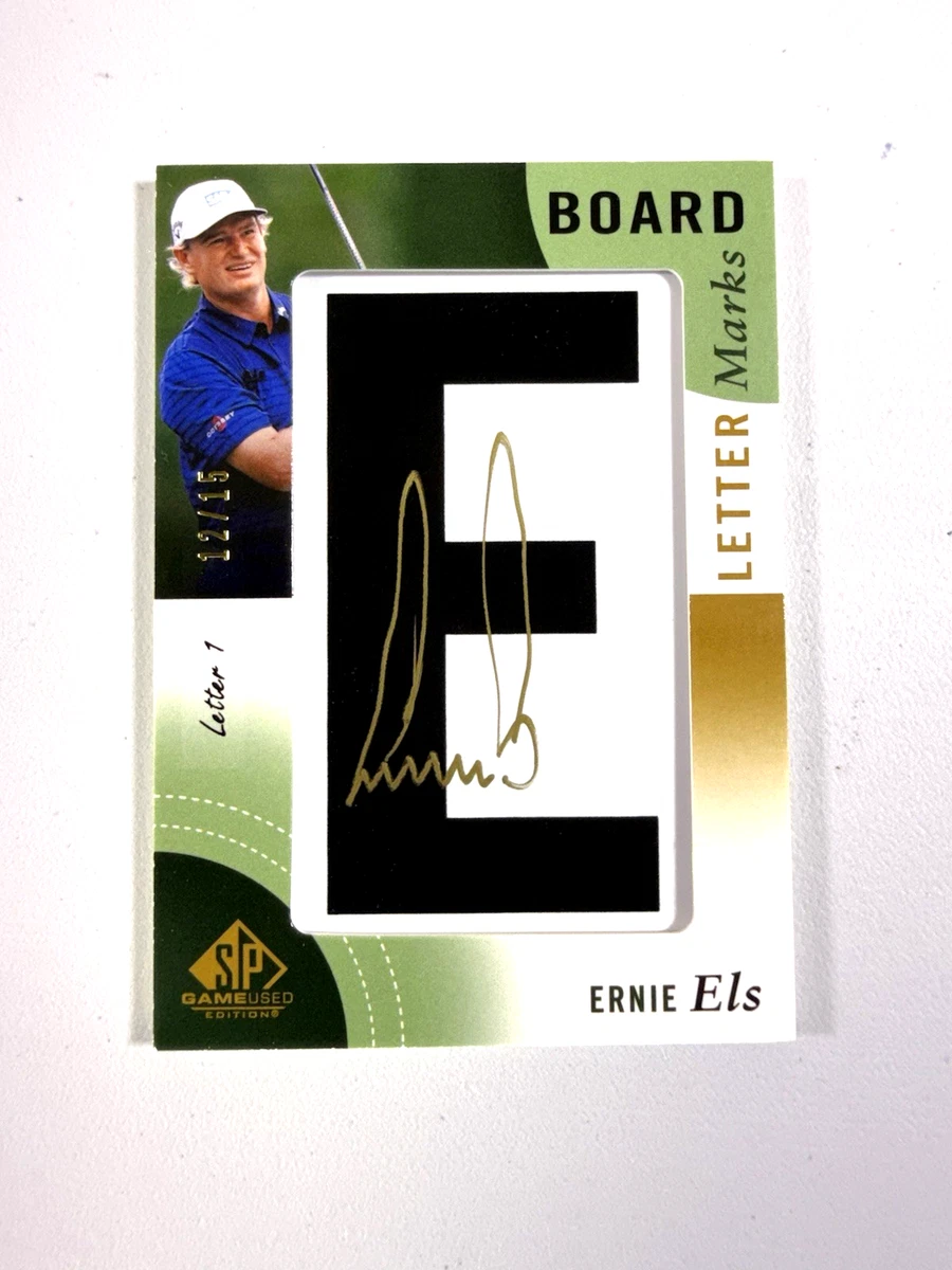 Ernie Els Golf Trading Cards Sports Autographed for sale | eBay