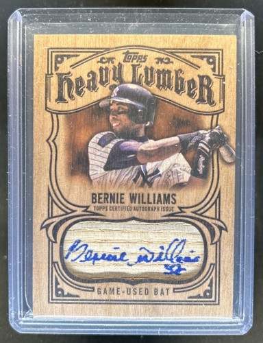 2026 Topps Series 1 Bernie Williams Heavy Lumber Autographed Relics (RAW)