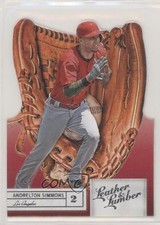 2019 Panini Leather & Lumber Gloves Die-Cut Andrelton Simmons #11 fm0