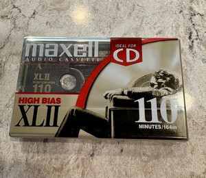 Maxell XLII High Bias Cassette Tape 110 Minutes NEW Sealed