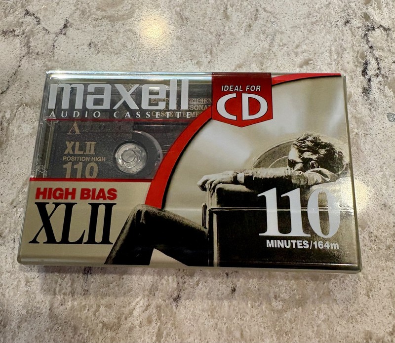 Maxell XLII High Bias Cassette Tape 110 Minutes NEW Sealed