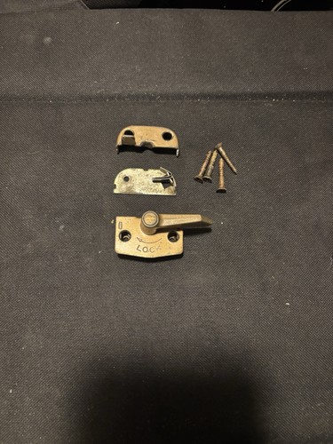 Pella Double Hung Sash Vintage Non-Push Button Lock & Keeper