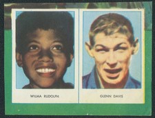 1956 SWEDISH REKORD MAGAZINE SPORTSMEN WILMA RUDOLPH & GLENN DAVIS CARDS